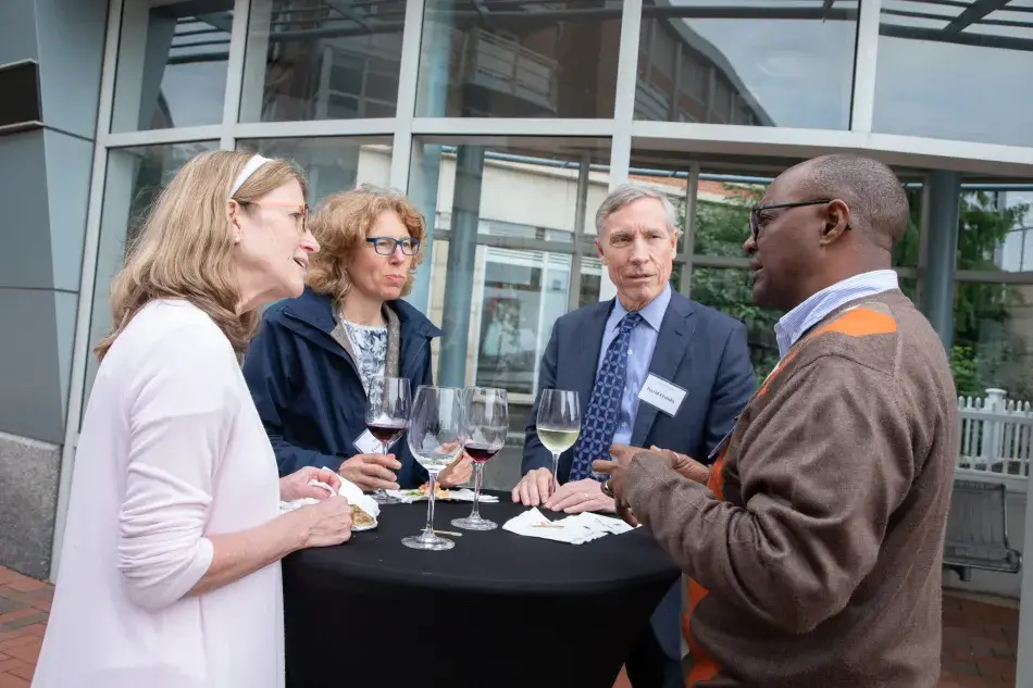 Left to right: Annette Huber-Lee (Stockholm Environment Institute), Sylvia Tramberend (International Institute for Applied Systems Analysis), David Oxtoby (American Academy), and Muchapara Musemwa (University of Witwatersrand, Johannesburg)