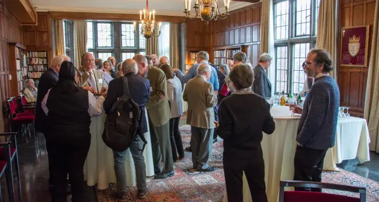 Academy members gather at a reception held in Chicago, IL.