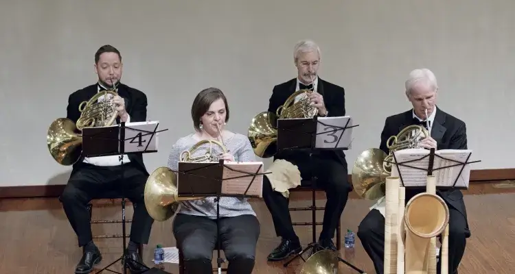 Winter concert, featuring the Boston Symphony Orchestra  Horn Quartet