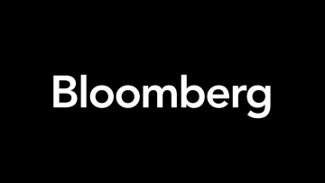 Bloomberg Media Logo with White Text on Black Background
